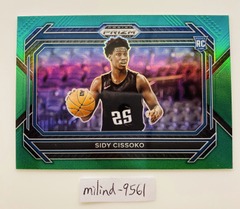 2023 Panini Prizm Draft Picks SIDY CISSOKO  #40 Variation Green Parallel Rookie